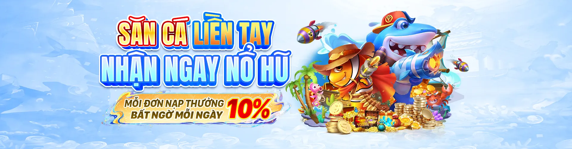 Thế giới Bắn Cá nohu666 nổ hũ với đồ họa sống động